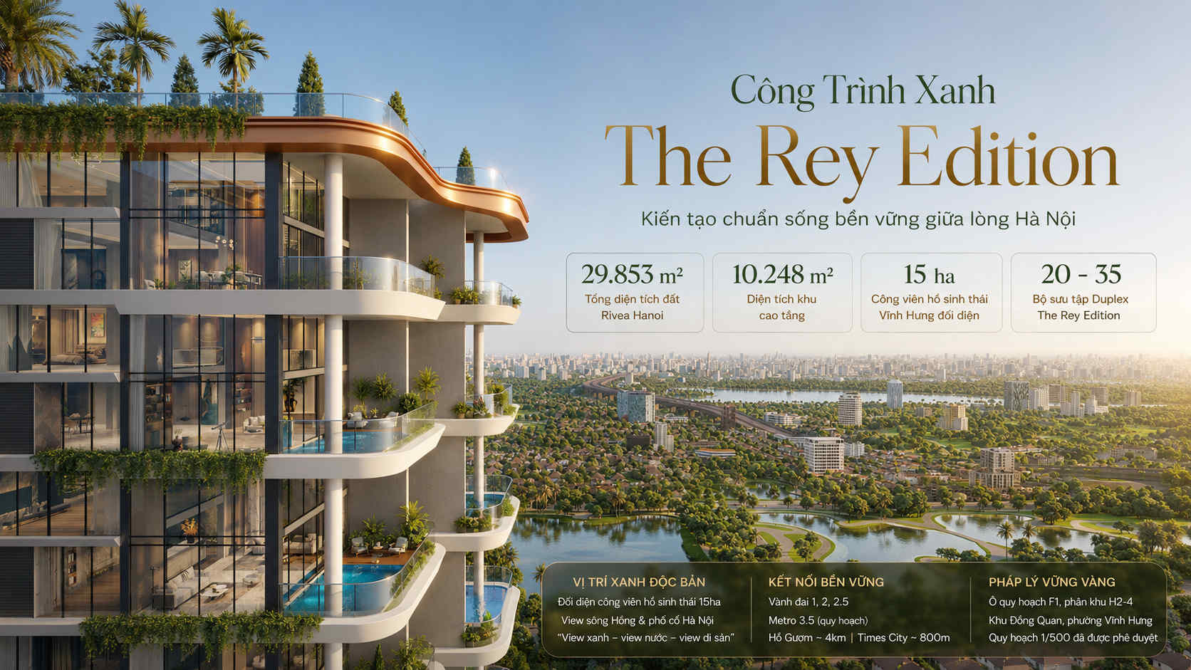 Công Trình Xanh The Rey Edition: Chuẩn EDGE IFC Quốc Tế