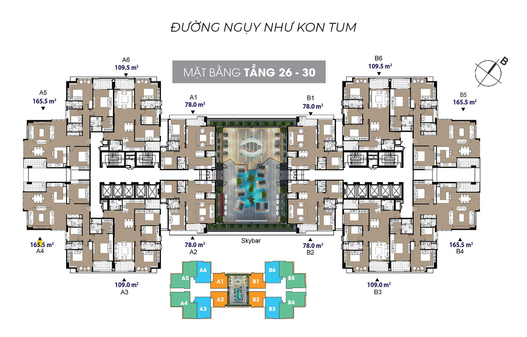 Mặt bằng The Legend 109 Nguyễn Tuân