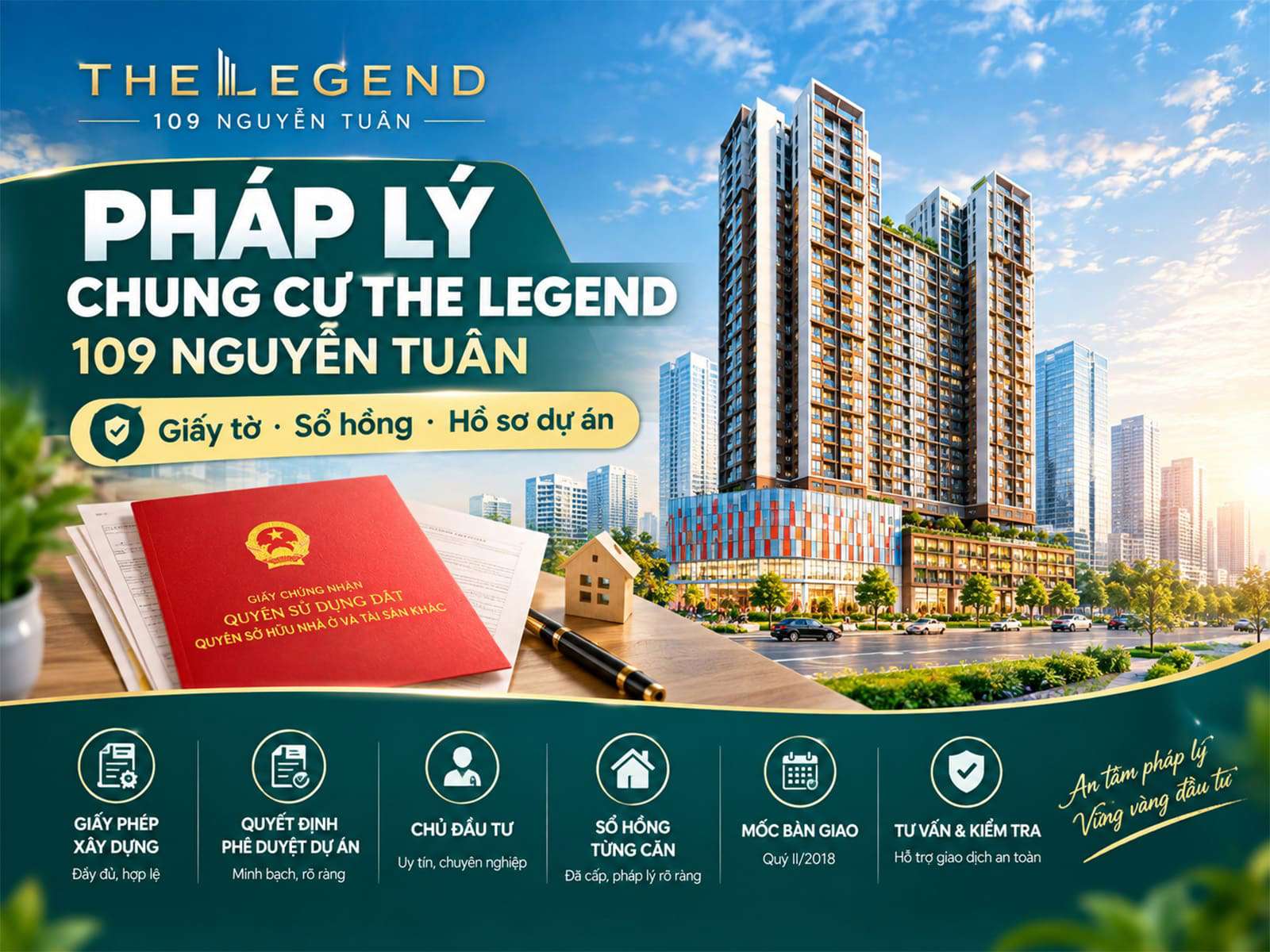 Pháp lý chung cư The Legend 109 Nguyễn Tuân, cập nhật 2026