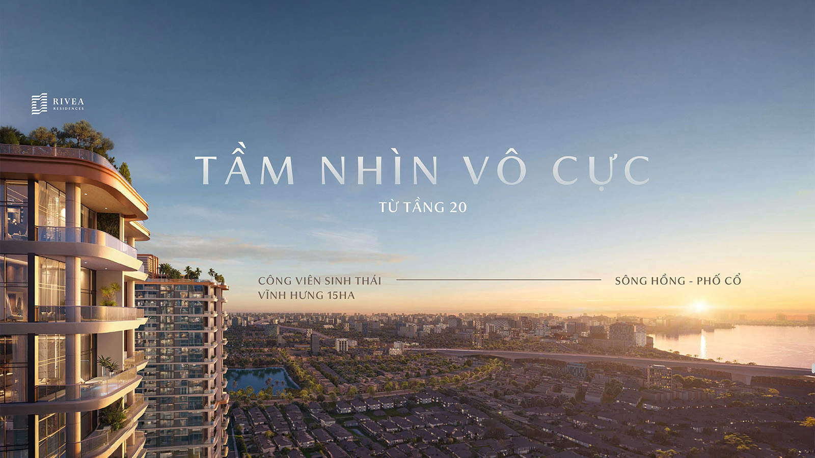 View Sông Hồng The Rey Edition: Tầm Nhìn Từ Tầng 20-35