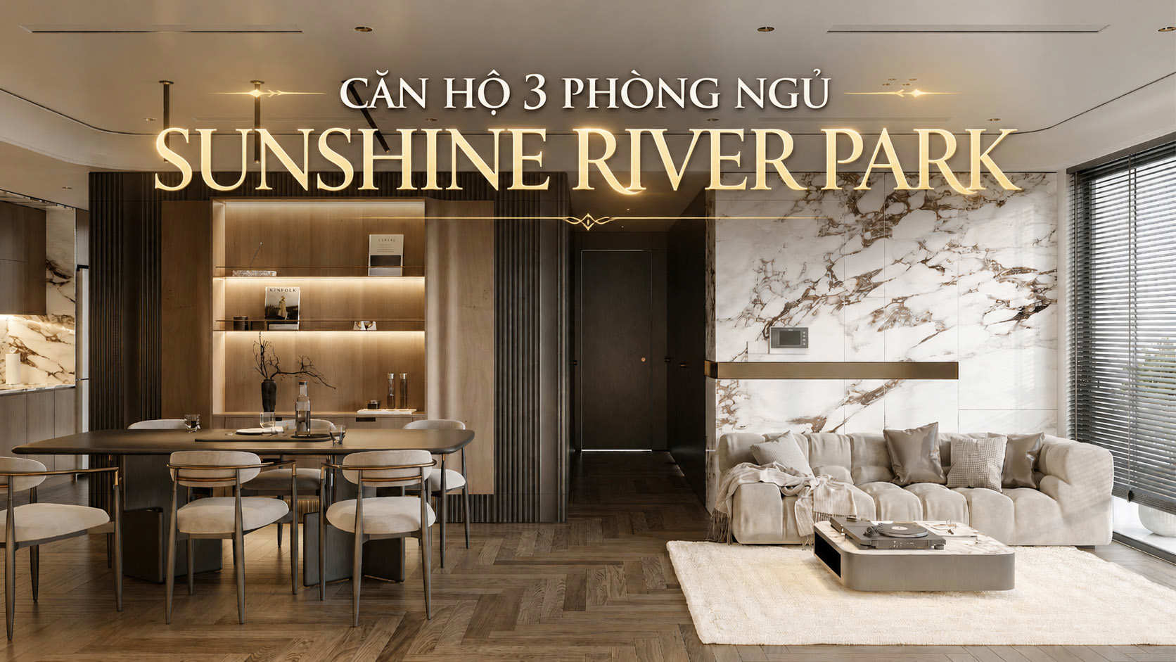 Căn hộ 3 phòng ngủ Sunshine River Park 
