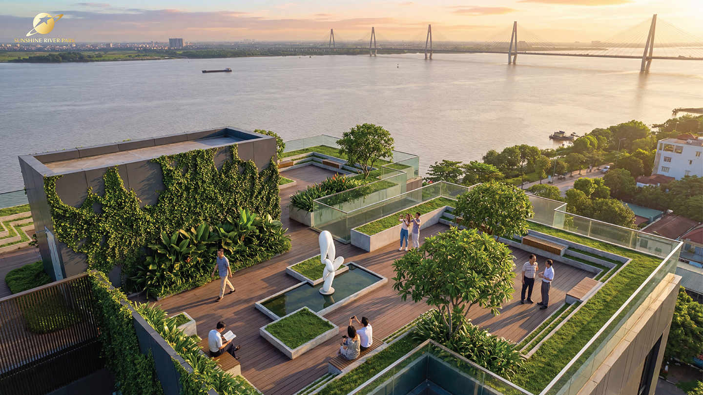 Sunshine River Park: Sự kết hợp giữa kiến trúc hiện đại và mảng xanh thiên nhiên
