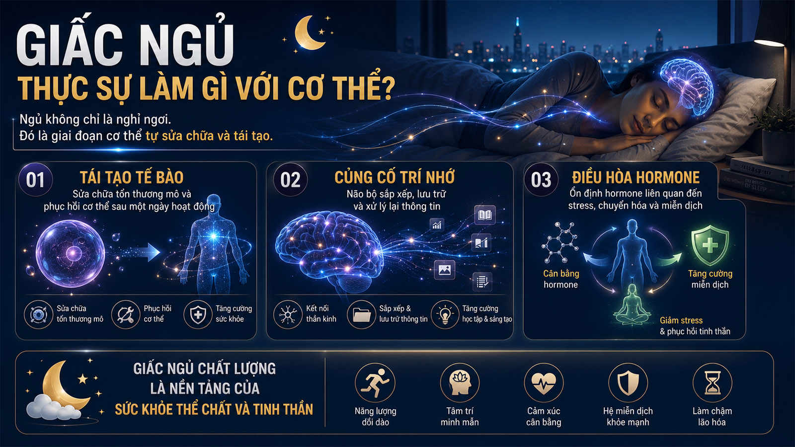 tầm quan trọng của giấc ngủ