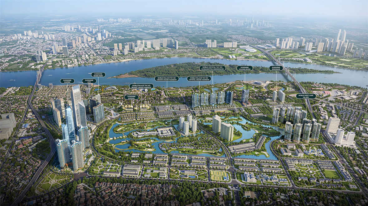 quy hoạc tổng thể Ciputra